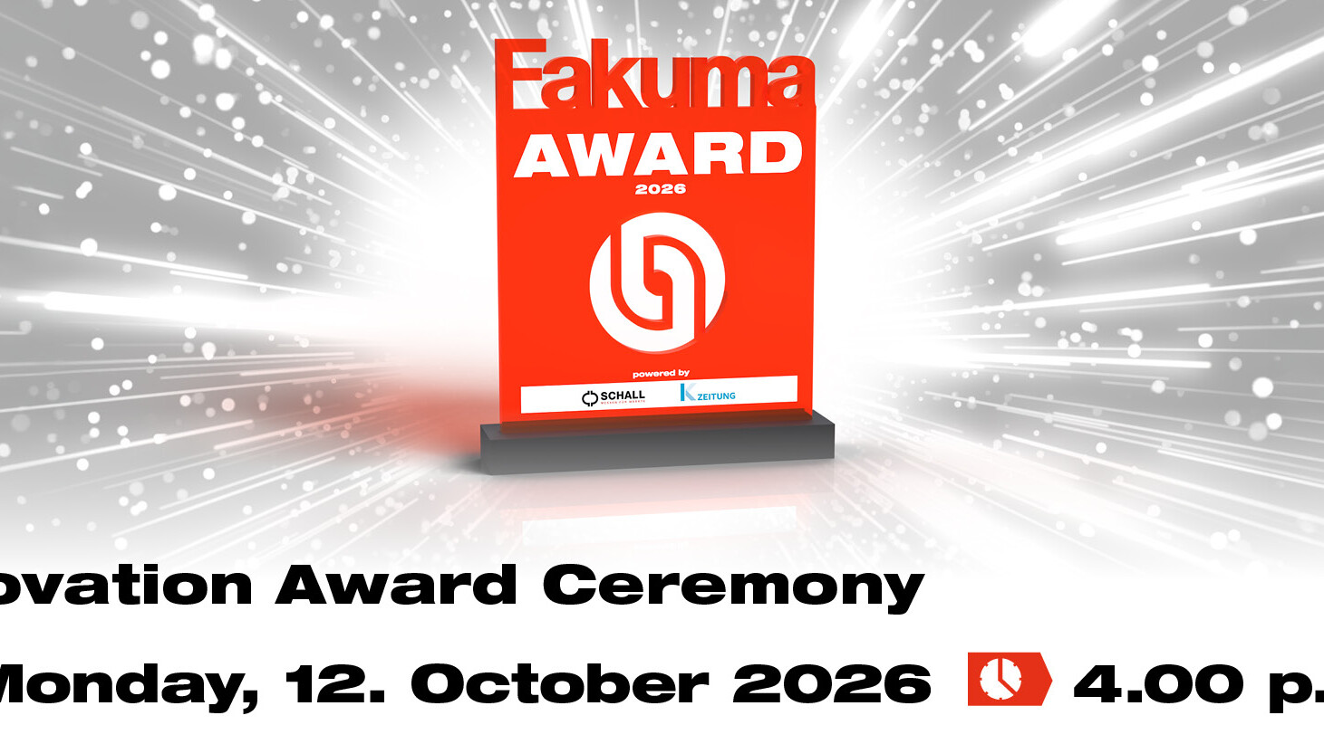 Fakuma Internationale Fachmesse für Kunststoffverarbeitung Fakuma AWARD 2026 WEB EN uai Fakuma Internationale Fachmesse für Kunststoffverarbeitung Fakuma AWARD 2026 WEB EN uai
